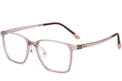Rectangular Pink Ultem Glasses #BS1025-0470