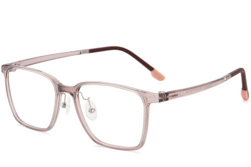 Rectangular Pink Ultem Glasses #BS1025-0470
