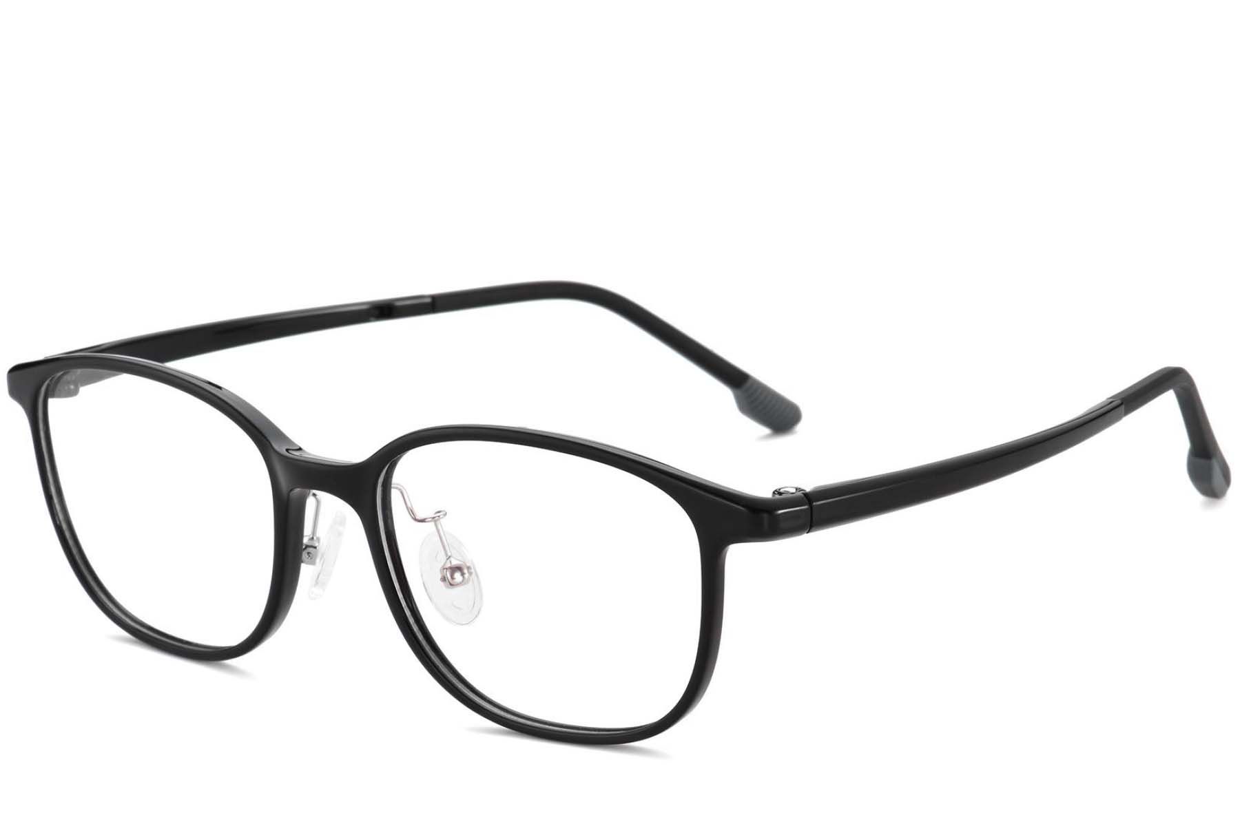 Oval Black Ultem Glasses #BS1025-0472