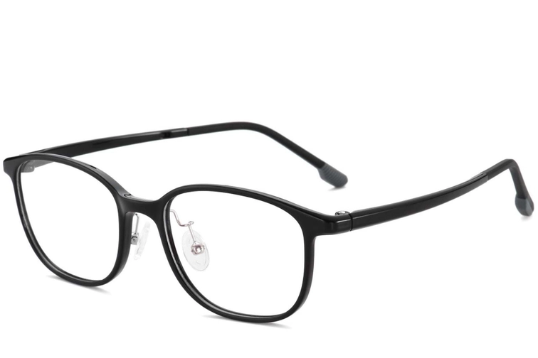 Oval Black Ultem Glasses #BS1025-0472