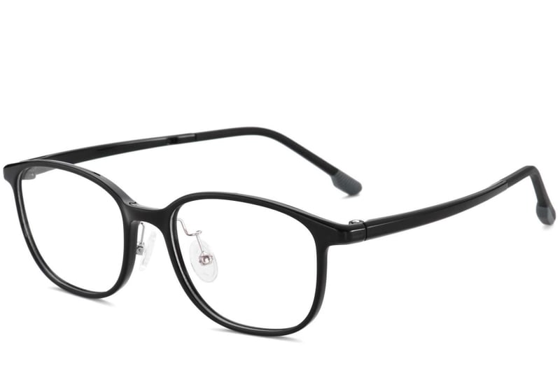 Oval Black Ultem Glasses #BS1025-0472