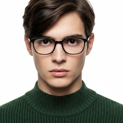 Gafas Ultem ovaladas negras #BS1025-0472