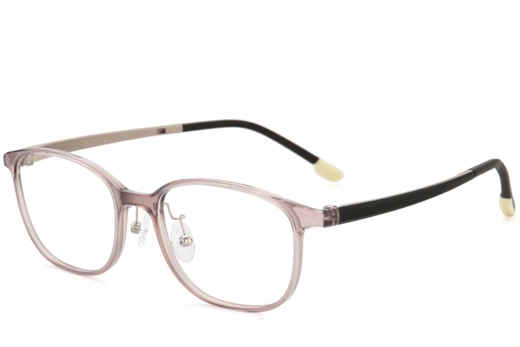 Oval Pink Ultem Glasses #BS1025-0475