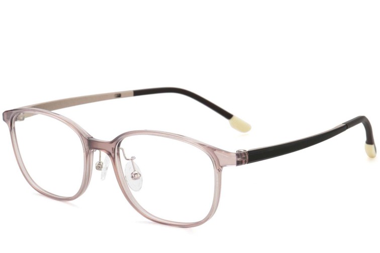 Oval Pink Ultem Glasses #BS1025-0475