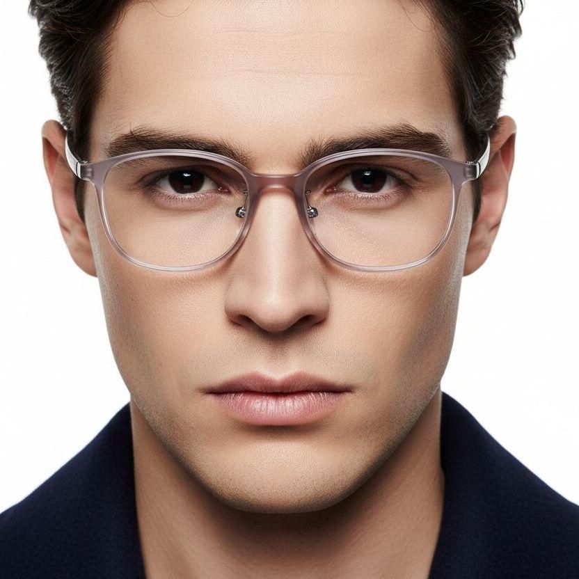 Ovale rosa Ultem-Brille #BS1025-0475