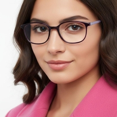 Gafas Ultem ovaladas moradas #BS1025-0476