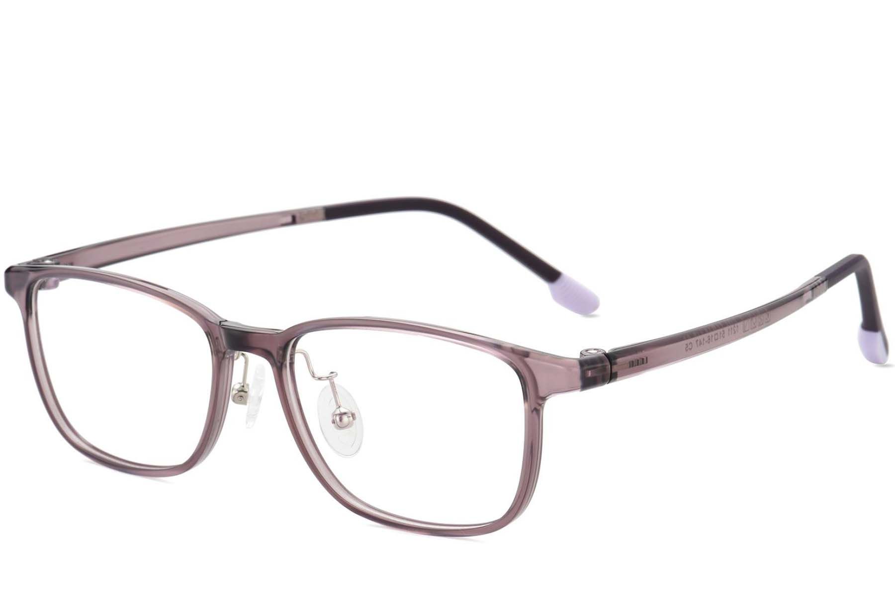 Rectangular Purple Ultem Glasses #BS1025-0486