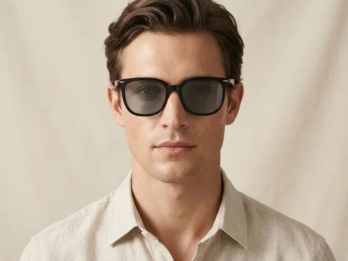 Lunettes de soleil intelligentes électrochromes AG11 noires TR90 avec IA #BS1223-0001
