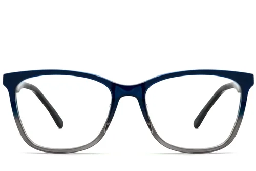 Lunettes en acétate bleu papillon #BS1224-0005