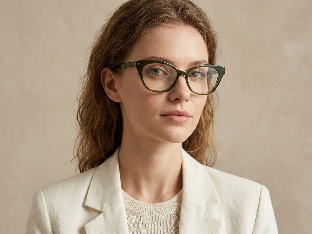 Butterfly Green Acetate Glasses #BS1224-0006