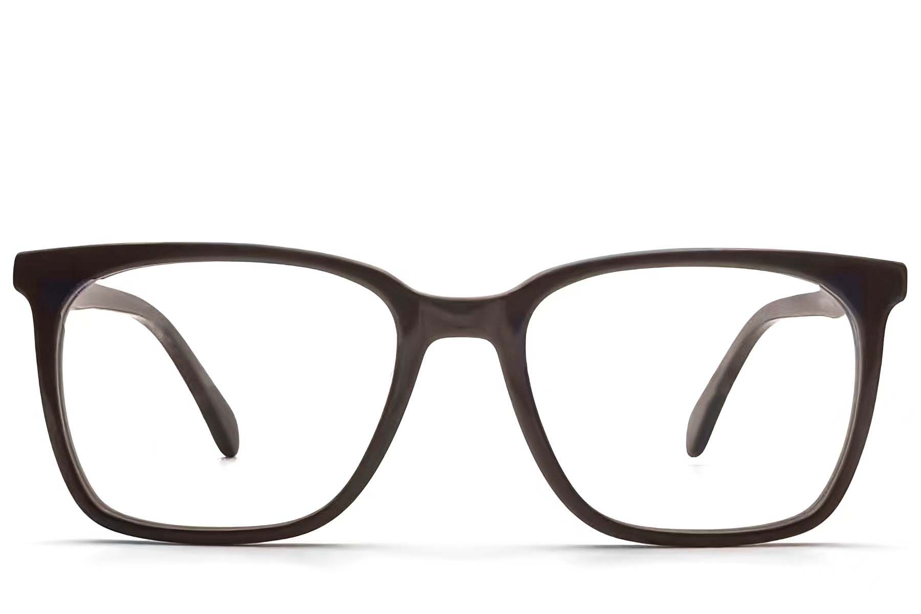 Bicchieri rettangolari in acetato marrone #BS1224-0014