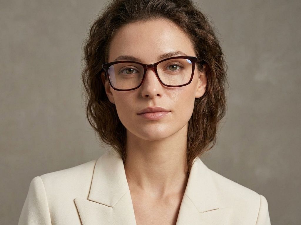 Butterfly Red Acetate Glasses #BS1224-0015