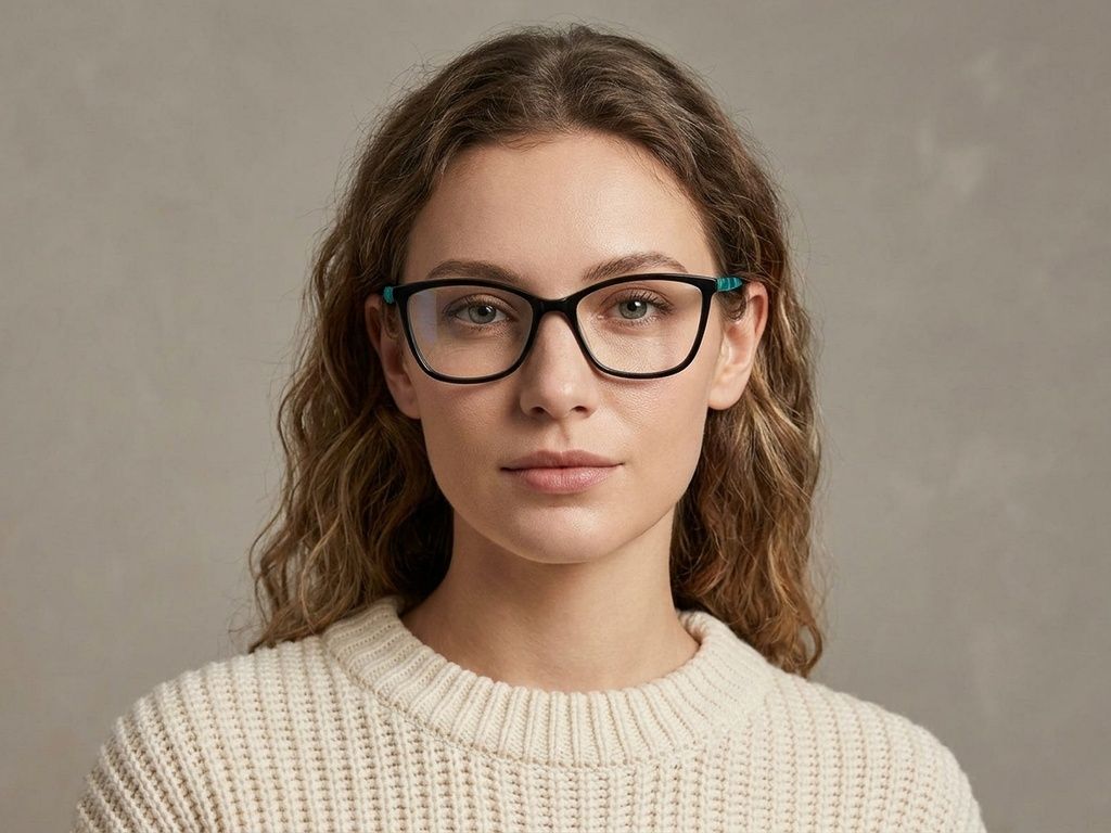 Butterfly Black Acetate Glasses #BS1224-0017
