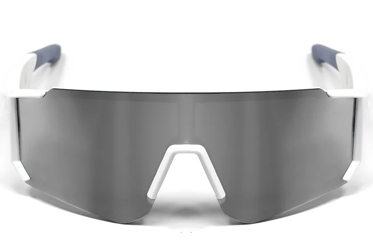 QY Pro1 Irregular Silver Plastic Smart Sport Sunglasses #BS1611-0001
