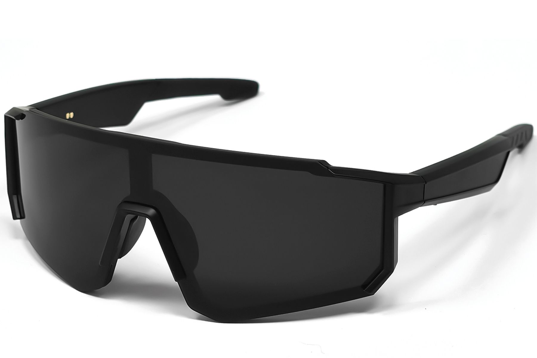 QY Pro1 Irregular Black Plastic Smart Sport Sunglasses #BS1611-0004
