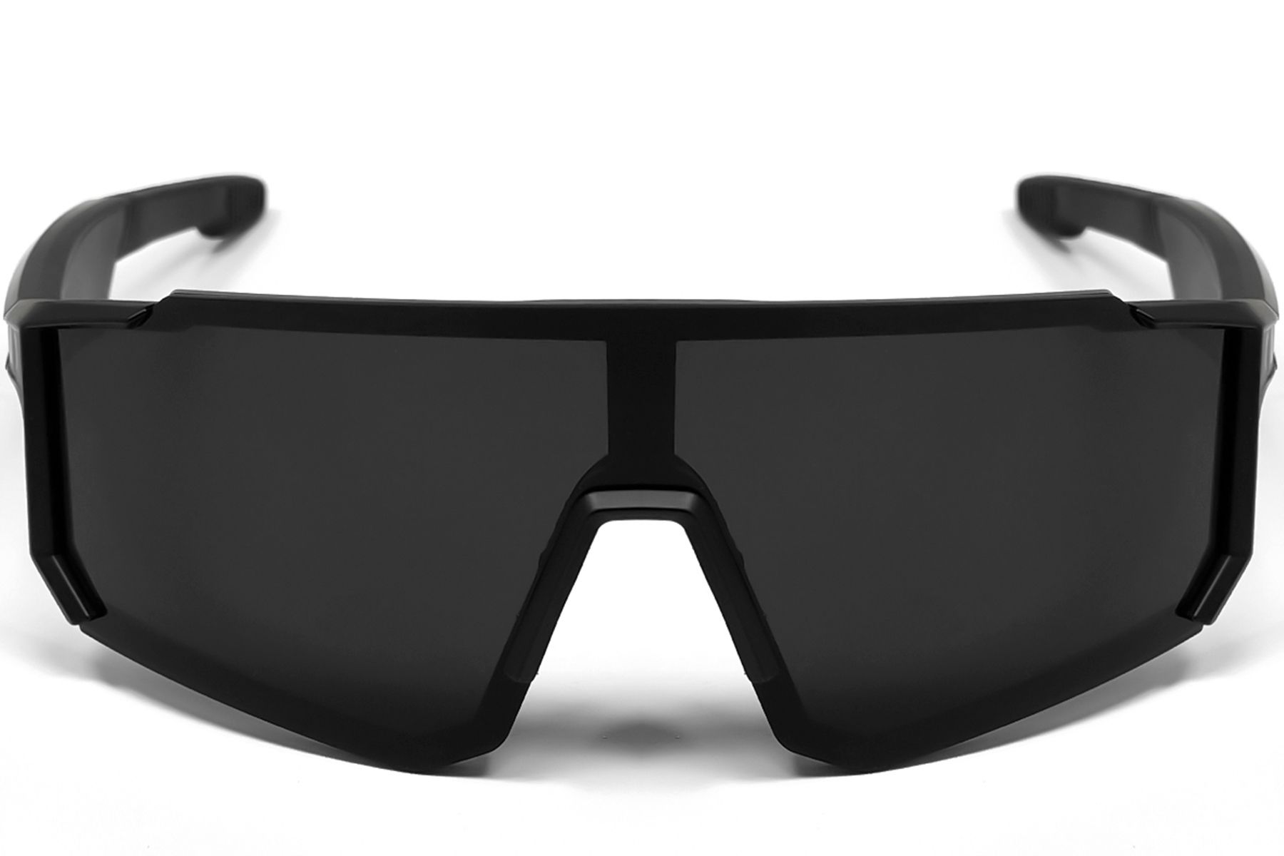 QY Pro1 Irregular Black Plastic Smart Sport Sunglasses #BS1611-0004