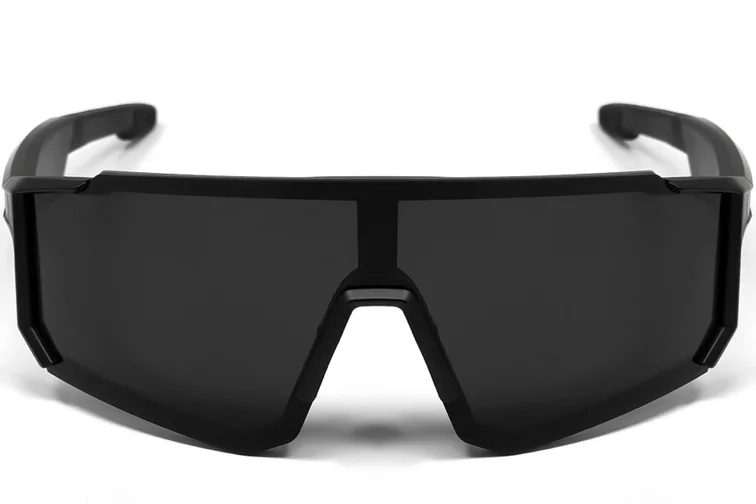 QY Pro1 Irregular Black Plastic Smart Sport Sunglasses #BS1611-0004