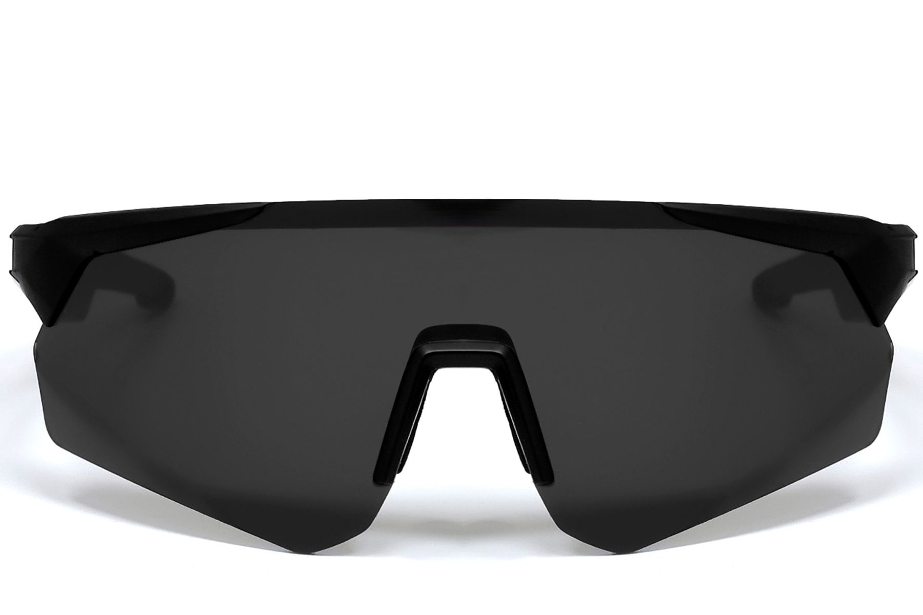 QY Pro2 Irregular Black Plastic Smart Sport Sunglasses #BS1611-0010