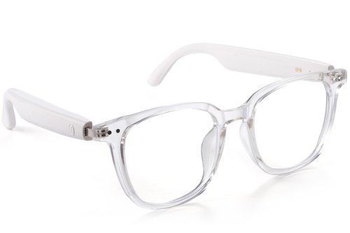 Gafas fotocromáticas inteligentes rectangulares de plástico transparente GS07 #BS1611-0020