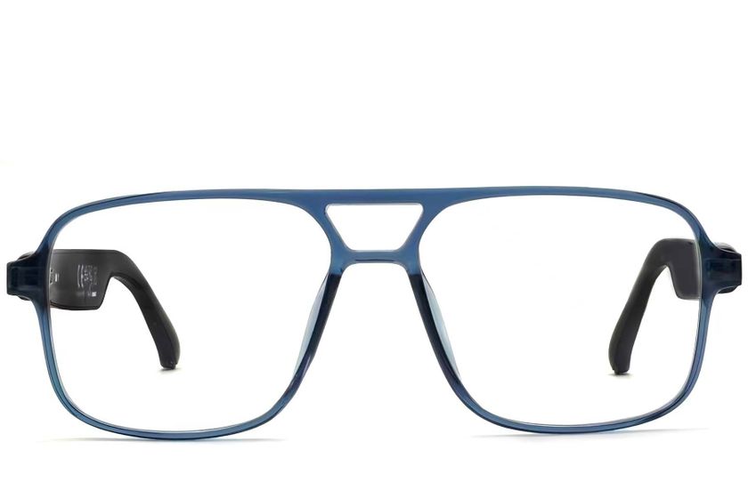 GS10 Aviator Blue Plastic Smart Photochromic Glasses #BS1611-0027