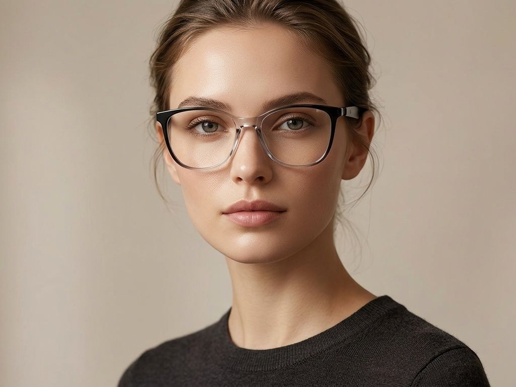 GT-50 Rectangular Grey Plastic Smart Glasses #BS1611-0033