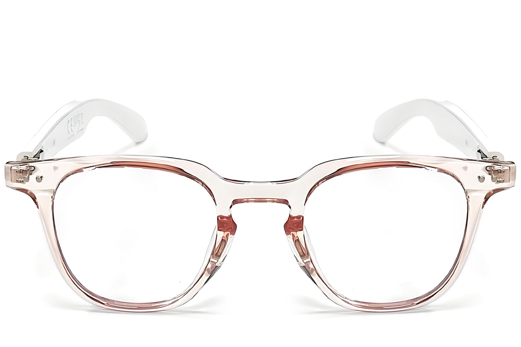 Gafas fotocromáticas inteligentes rectangulares de plástico rosa GT-52 #BS1611-0040