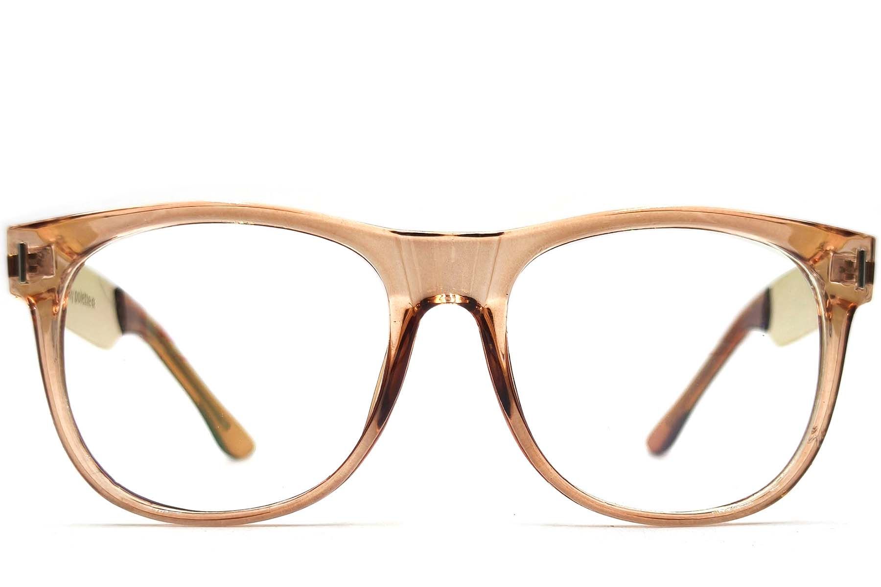 Oval Brown TR90 Glasses #BS1620-0006