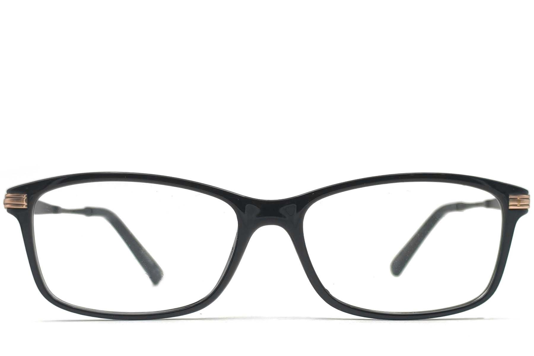 Rectangular Black TR90 Glasses #BS1620-0008