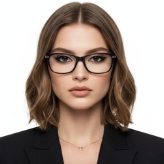 Gafas rectangulares negras TR90 #BS1620-0008