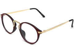 Gafas ovaladas rojas TR90 #BS1620-0012