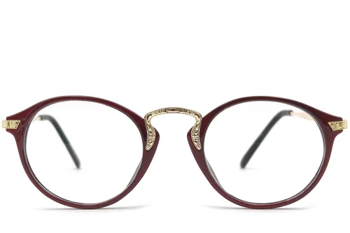 Lunettes ovales rouges TR90 #BS1620-0012