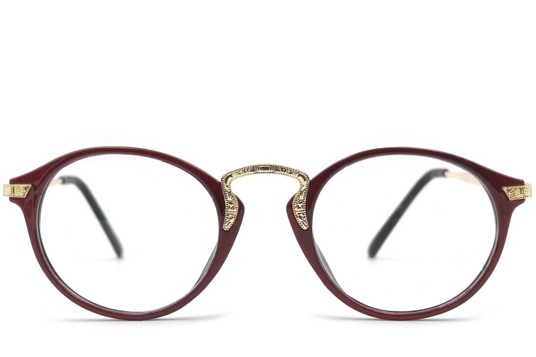 Lunettes ovales rouges TR90 #BS1620-0012