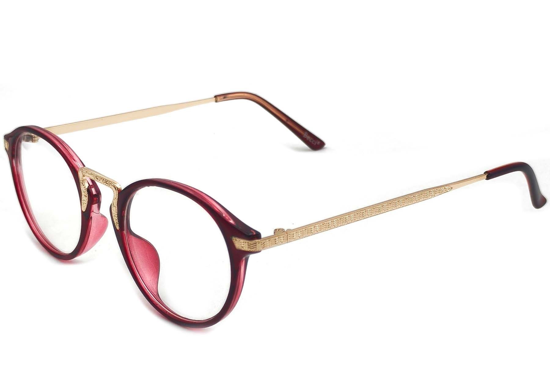 Oval Red TR90 Glasses #BS1620-0013