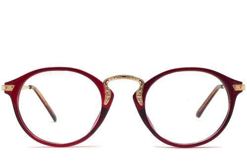Lunettes ovales rouges TR90 #BS1620-0013