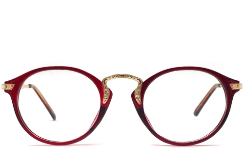 Oval Red TR90 Glasses #BS1620-0013
