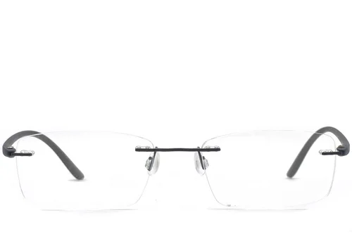 Lunettes invisibles en métal noir #BS1620-0020