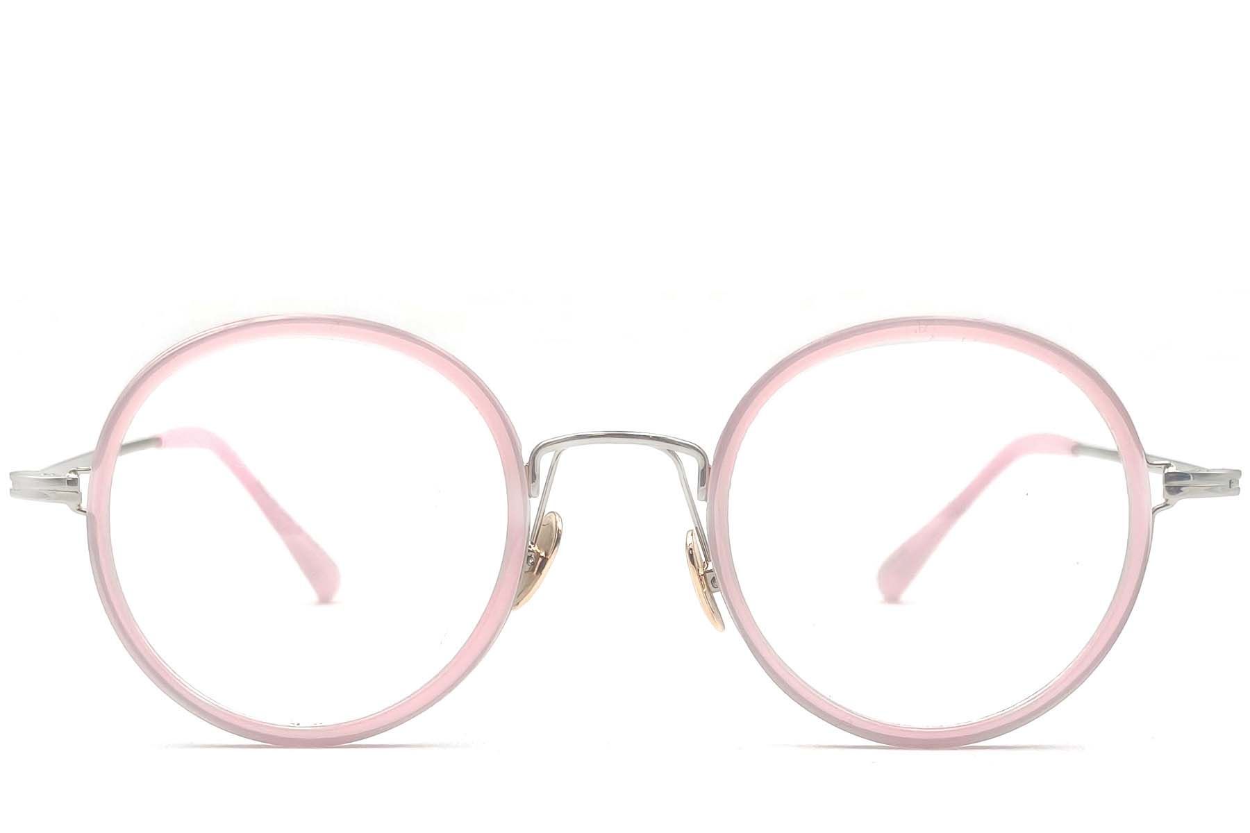 Round Pink TR90 Glasses #BS1620-0021