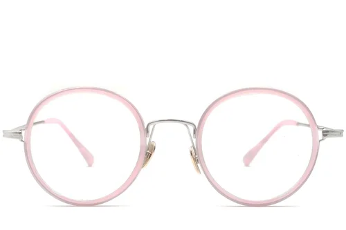 Lunettes rondes roses TR90 #BS1620-0021