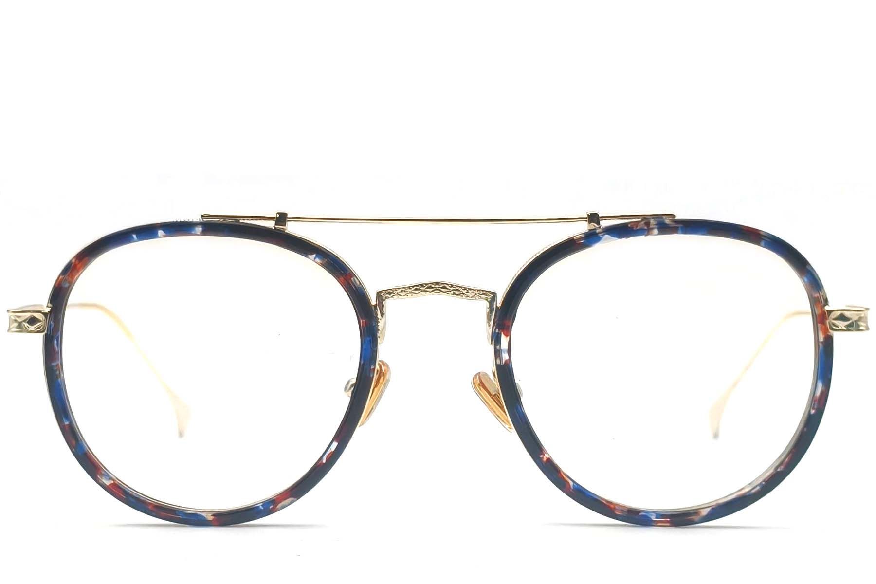 Round Pattern Acetate Glasses #BS1620-0023