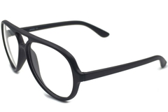 Aviator Black TR90 Glasses #BS1620-0030