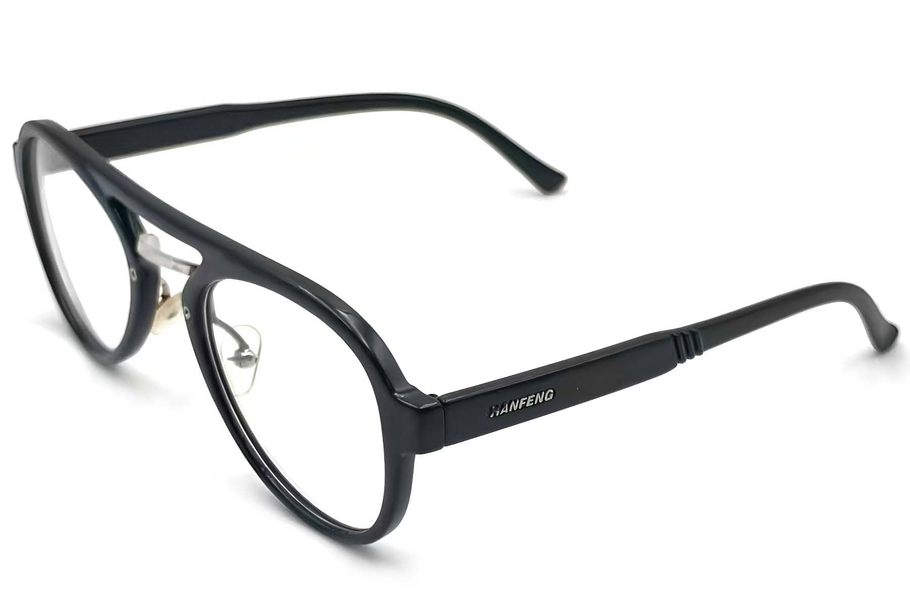 Lunettes aviateur noires TR90 #BS1620-0041