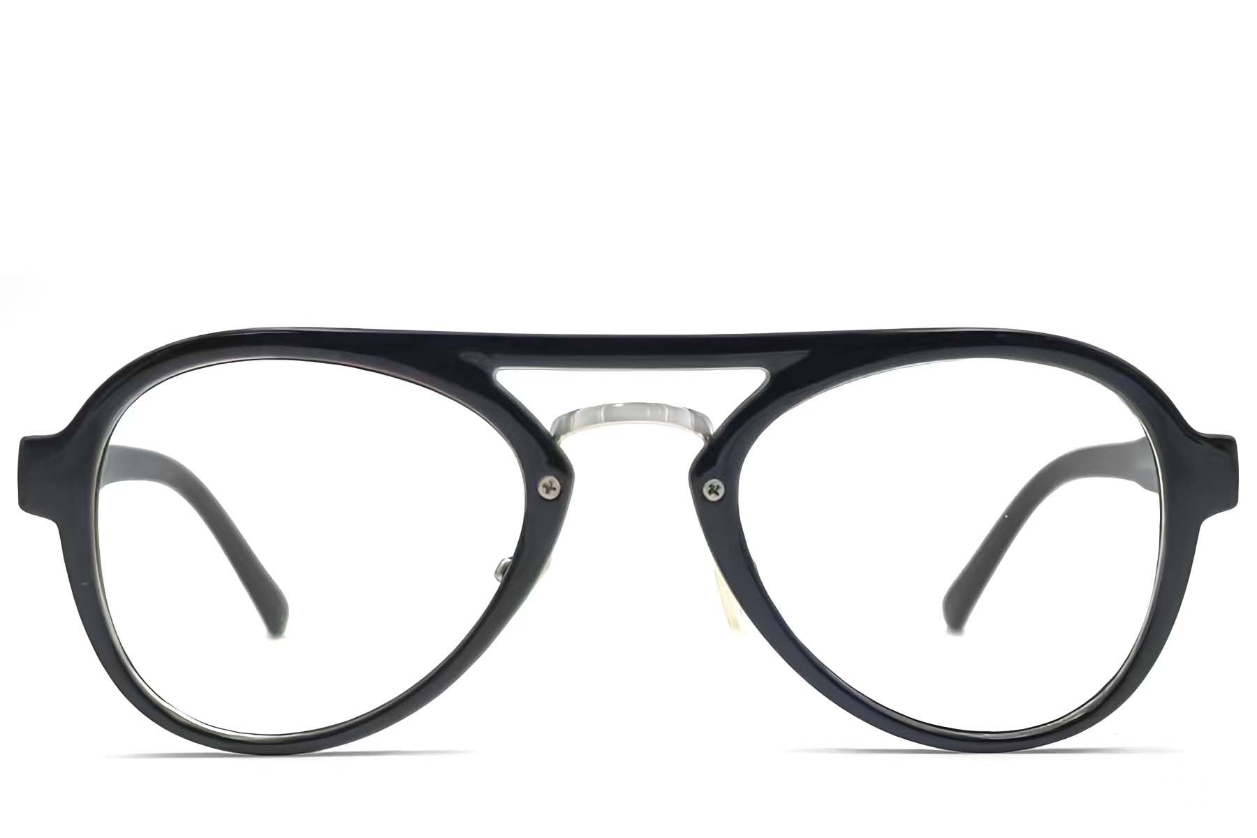 Lunettes aviateur noires TR90 #BS1620-0041