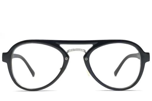 Lunettes aviateur noires TR90 #BS1620-0041