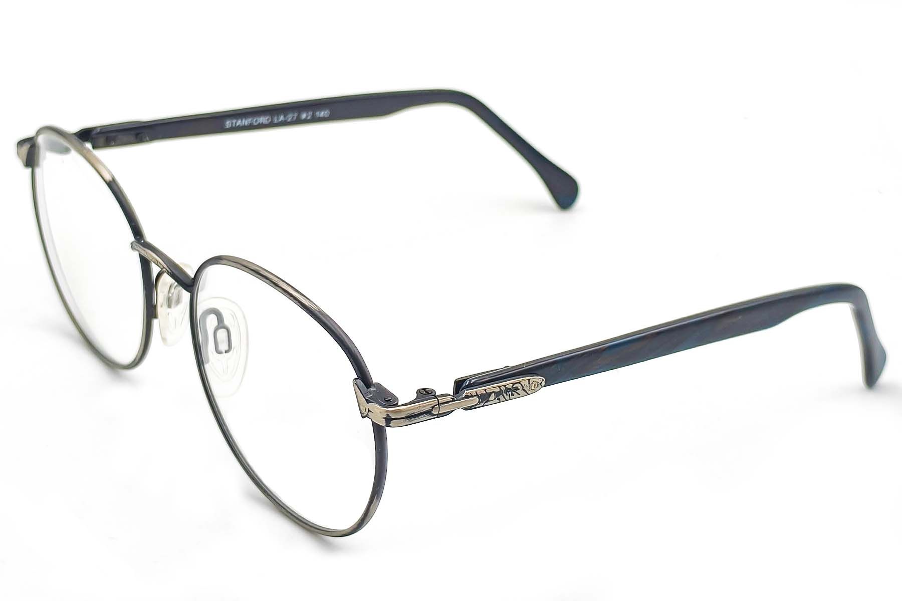 Oval Silver Metal Glasses #BS1620-0050
