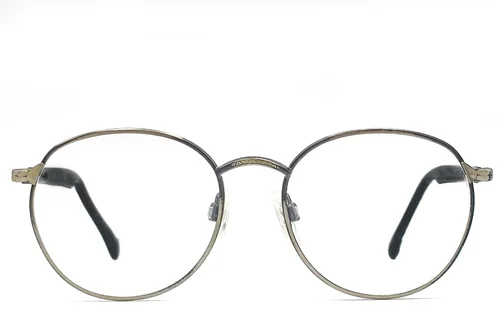 Lunettes ovales en métal argenté #BS1620-0050