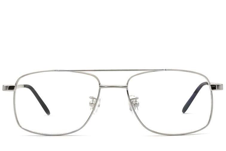 Lunettes aviateur en métal argenté #BS1620-0076