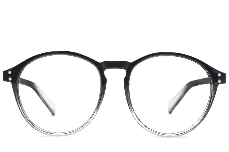 Lunettes rondes noires TR90 #BS1620-0077