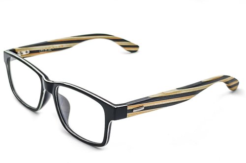 Lunettes rectangulaires noires TR90 #BS1620-0080