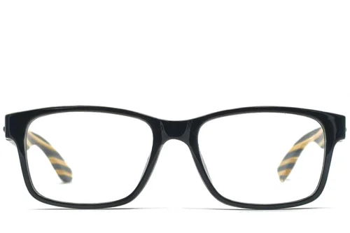 Lunettes rectangulaires noires TR90 #BS1620-0080