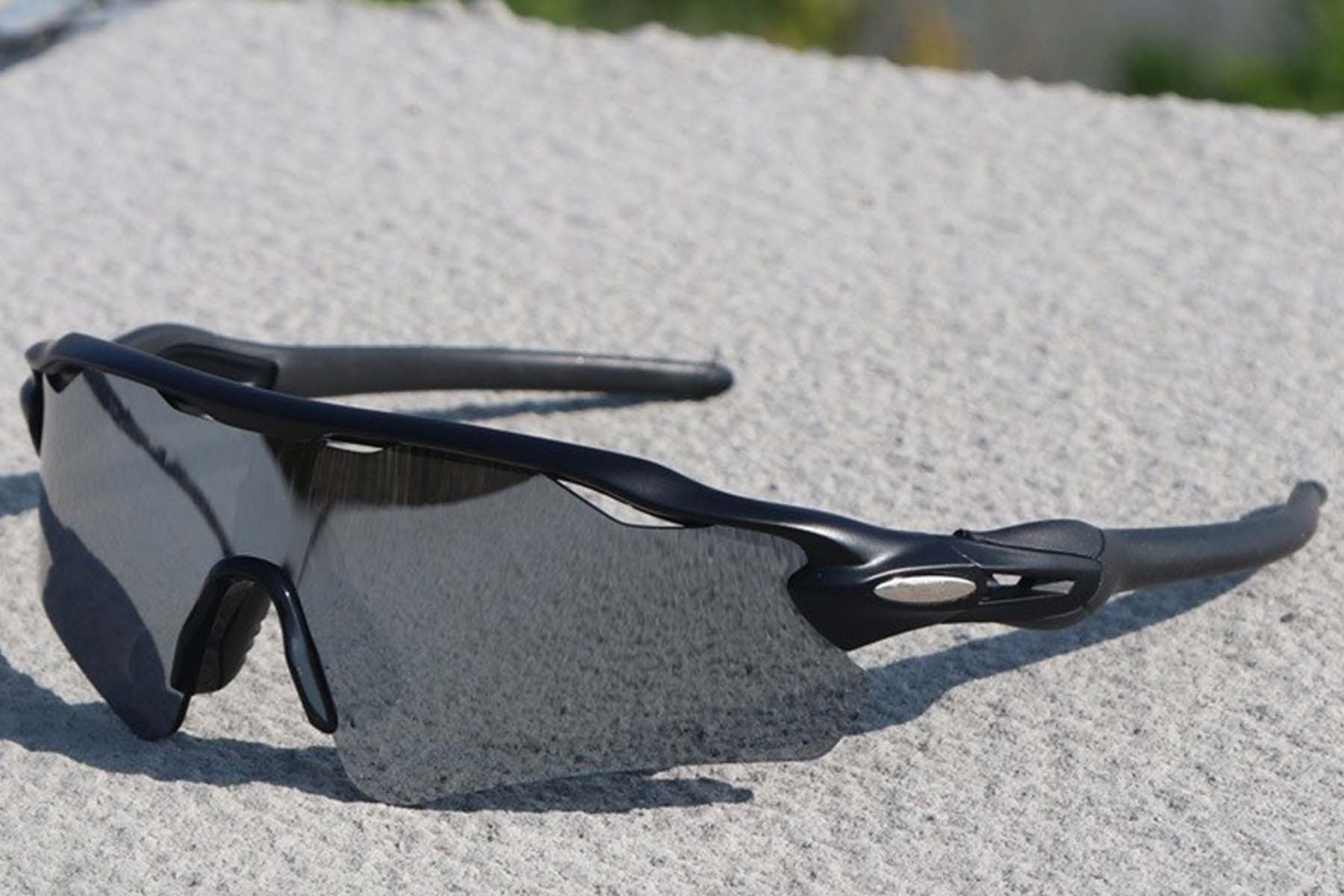 Rectangular Black TR90 Sunglasses #BS1725-0006